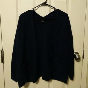 Dark blue cardigan